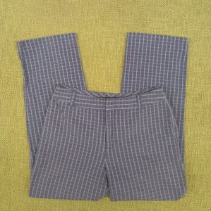 Banana Republic blue plaid pants
